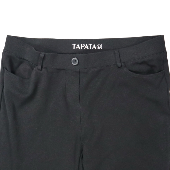 Tapata Women's Yoga Dress Pants Bkack, Stretch, Pockets, Semi-bootcut Size L - Picture 2 of 11